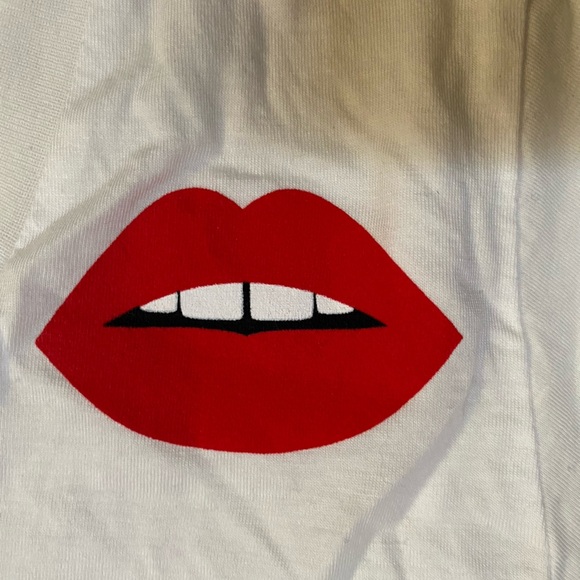 New Lauren Moshi Leopard Star Lip Tee - Picture 5 of 9